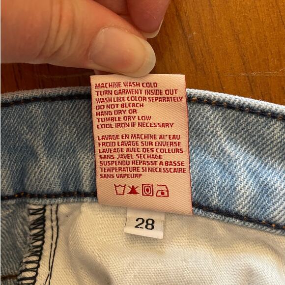 Revice Womens Size 28 Jeans Yin Yang Two Tone High Rise All Cotton Made in USA - Picture 5 of 9